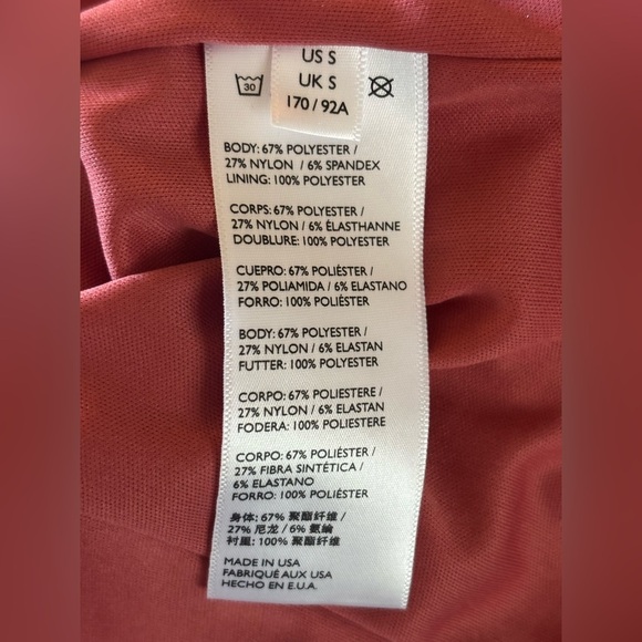 FREE PEOPLE INTIMATELY OLIVIA VELVET DRESS SIZE S Rose Burnout - Picture 4 of 6